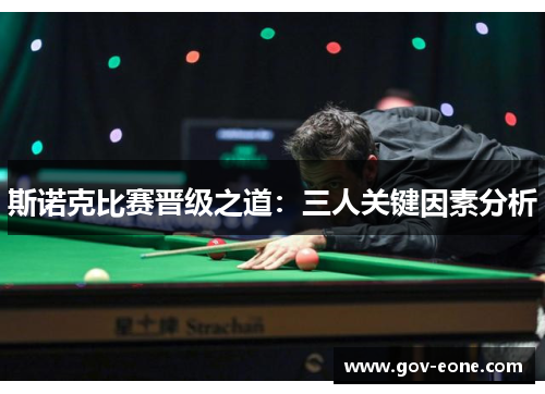 斯诺克比赛晋级之道：三人关键因素分析